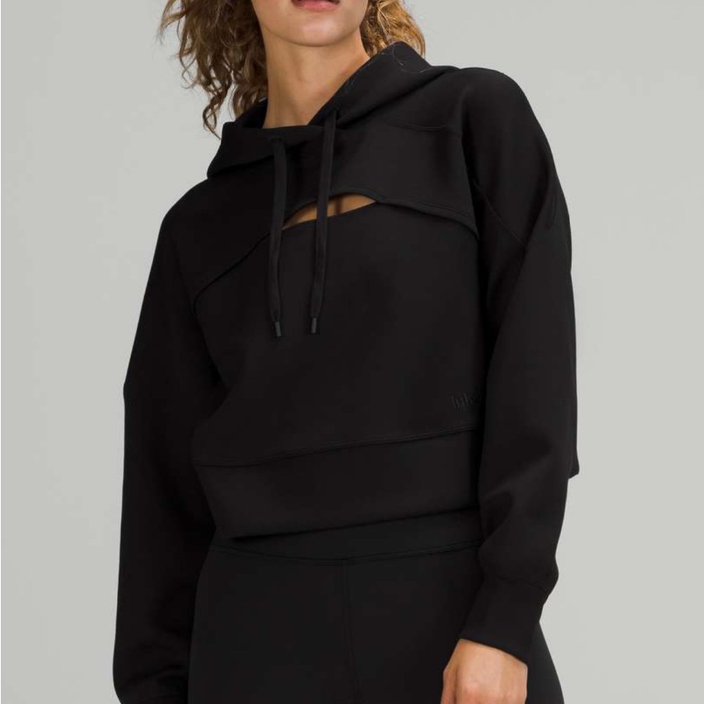Lululemon Get Centered Cropped Hoodie